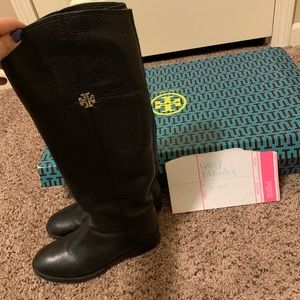 Tory Burch ridding boots